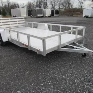 Sport Haven 7x12 Utility Trailer Side ATV Ramp, 2990 lbs GVWR