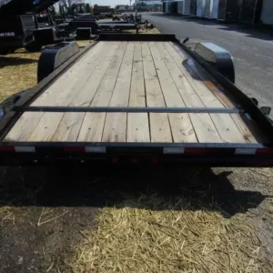 Big Tex 83" x 20′ Wood Deck Open Car Trailer 10K GVW, 9990 lbs GVWR