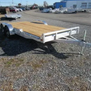 Sport Haven 7x18 Aluminum Car Trailer, 7000 lbs GVWR