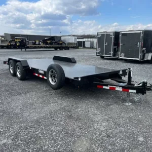 CAM Superline 7 x 20 Steel Deck Car Hauler (PET-CAR-0005), 9900 lbs GVWR