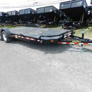 Big Tex 83" x 20′ Steel Deck Car Trailer 10K GVW, 9990 lbs GVWR
