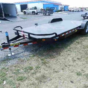 Big Tex 83" x 20′ Steel Deck Car Trailer 10K GVW, 9990 lbs GVWR