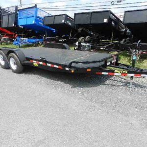 Big Tex 83" x 18′ Steel Deck Car Trailer 10K GVW, 9990 lbs GVWR