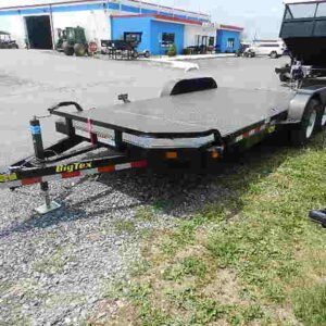Big Tex 83" x 18′ Steel Deck Car Trailer 10K GVW, 9990 lbs GVWR