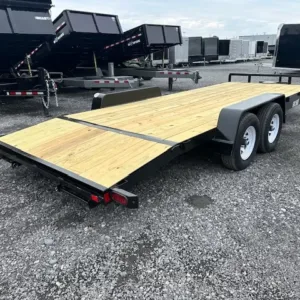 Car Mate 7 x 20 Open Car Trailer 10K, 9990 lbs GVWR