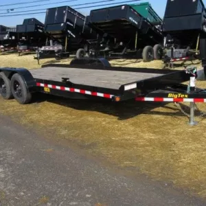 Big Tex 83" x 20′ Wood Deck Open Car Trailer 10K GVW (PET-CAR-0013), 9990 lbs GVWR