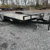 Car Mate 7 x 18 Open Car Trailer Full Steel Deck, 7000 lbs GVWR