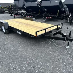 Car Mate 7 x 18 Open Car Trailer 10K, 9990 lbs GVWR