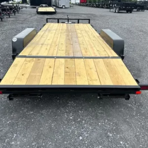Car Mate 7 x 18 Open Car Trailer 10K, 9990 lbs GVWR