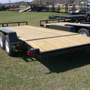 Car Mate 7 x 18 Car Trailer 7K, 7000 lbs GVWR