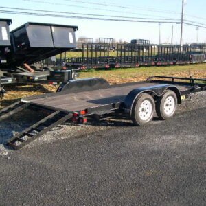 Big Tex 7 x 16 Open Car Trailer, 7000 lbs GVWR