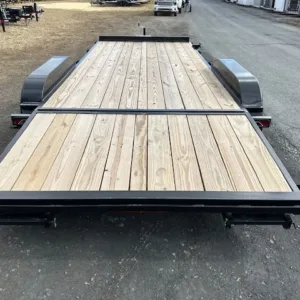 Premier 7 x 18 Wood Deck 10k Open Car Trailer, 9990 lbs GVWR
