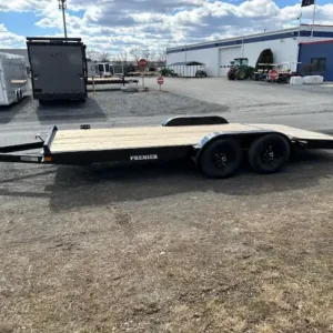 Premier 7 x 18 Wood Deck 10k Open Car Trailer, 9990 lbs GVWR