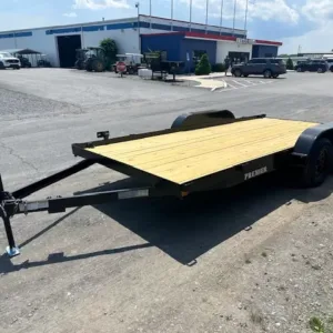 Premier 7 x 16 Open Wood Deck Car Trailer, 7000 lbs GVWR
