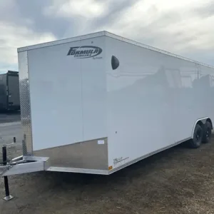 Formula 8.5 x 24 Aluminum Enclosed Car Hauler – V Nose, 9990 lbs GVWR
