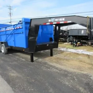BWise 7 x 16 Heavy Duty Gooseneck Dump