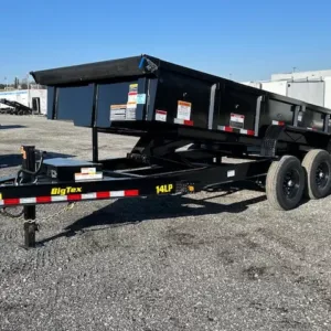 Big Tex 7 x 16 Low Profile Dump Trailer Scissor Lift, 14000 lbs GVWR