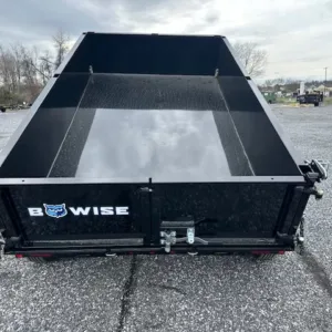 BWise 6 x 10 Low Profile Dump Trailer Hydraulic Jack, 9990 lbs GVWR