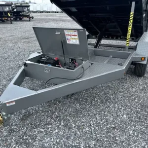 BWise 6 x 10 Low Profile Dump Trailer Hydraulic Jack, 9990 lbs GVWR