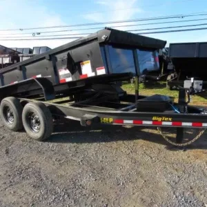 Big Tex 7 x 12 Low Profile Dump Trailer Scissor Lift, 14000 lbs GVWR