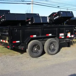 Big Tex 7 x 12 Low Profile Dump Trailer Scissor Lift, 14000 lbs GVWR