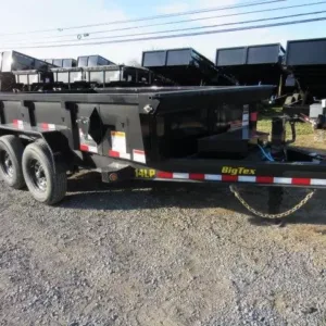 Big Tex 7 x 12 Low Profile Dump Trailer Scissor Lift, 14000 lbs GVWR