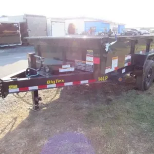 Big Tex 7 x 12 Low Profile Dump Trailer Scissor Lift, 14000 lbs GVWR
