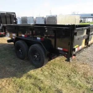 Big Tex 7 x 12 Low Profile Dump Trailer Scissor Lift, 14000 lbs GVWR