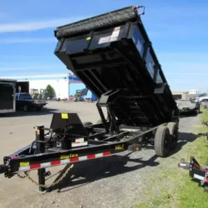 Big Tex 7 x 14 Low Profile Dump Trailer Scissor Lift, 14000 lbs GVWR