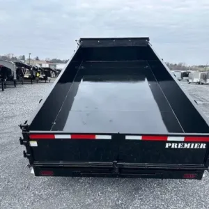 Premier 7 x 14 Low Profile Dump Trailer, 14000 lbs GVWR