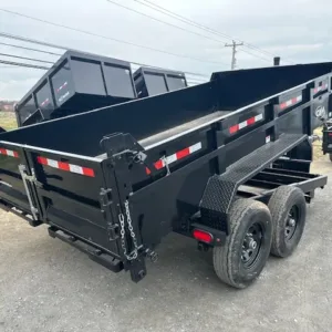 2024 CAM Superline 7x14 Low Profile Dump Trailer Telescopic Lift, 14000 lbs GVWR