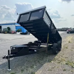 BWise 6 x 12 Low Profile Dump Trailer Tarp Kit, 9990 lbs GVWR