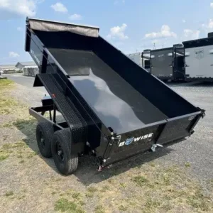 BWise 6 x 12 Low Profile Dump Trailer Tarp Kit, 9990 lbs GVWR