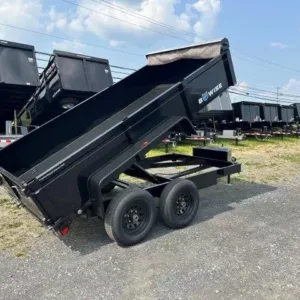 BWise 6 x 12 Low Profile Dump Trailer Tarp Kit, 9990 lbs GVWR
