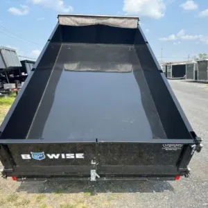 BWise 6 x 12 Low Profile Dump Trailer Tarp Kit, 9990 lbs GVWR