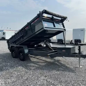 Covered Wagon 6 x 12 Prospector Dump Trailer, 9990 lbs GVWR