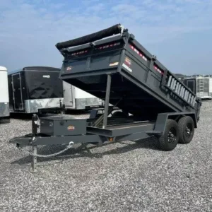 Covered Wagon 6 x 12 Prospector Dump Trailer, 9990 lbs GVWR