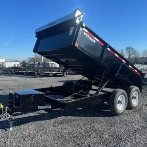 Premier 7 x 12 Low Profile Dump Trailer 12000 lb GVW, 12000 lbs GVWR