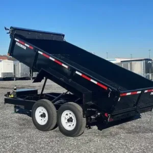 Premier 7 x 12 Low Profile Dump Trailer 12000 lb GVW, 12000 lbs GVWR