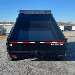 Premier 7 x 12 Low Profile Dump Trailer 12000 lb GVW, 12000 lbs GVWR