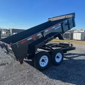 Premier 7 x 12 Low Profile Dump Trailer 12000 lb GVW, 12000 lbs GVWR