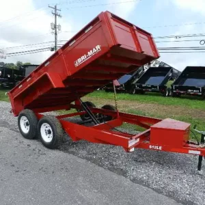 BWise 6 x 12 Dump Trailer 10K Spreader Gate, 9990 lbs GVWR