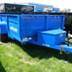 BWise 6 x 12 Dump Trailer 10K Spreader Gate, 9990 lbs GVWR