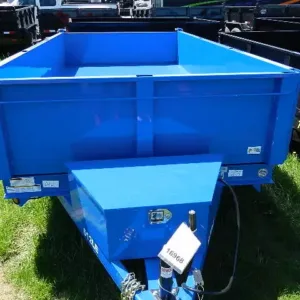 BWise 6 x 12 Dump Trailer 10K Spreader Gate, 9990 lbs GVWR