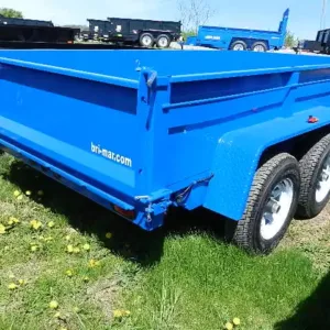 BWise 6 x 12 Dump Trailer 10K Spreader Gate, 9990 lbs GVWR