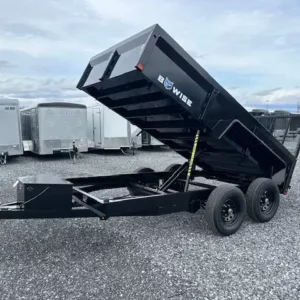 BWise 6 x 12 Dump Trailer Landscape Ramp, 9990 lbs GVWR