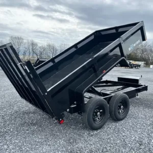 BWise 6 x 12 Dump Trailer Landscape Ramp, 9990 lbs GVWR