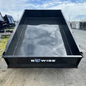 BWise 6 x 10 Low Profile Dump Trailer 6K Axles, 9990 lbs GVWR
