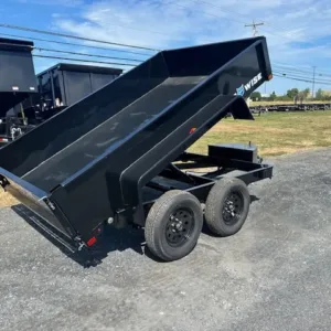 BWise 6 x 10 Dump Trailer 7K Spreader Gate, 7000 lbs GVWR