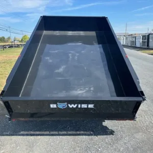 BWise 6 x 10 Dump Trailer 7K Spreader Gate, 7000 lbs GVWR